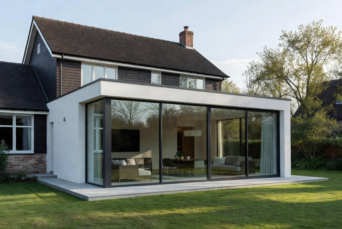 Rear dormer loft conversion on a UK semi-detached house