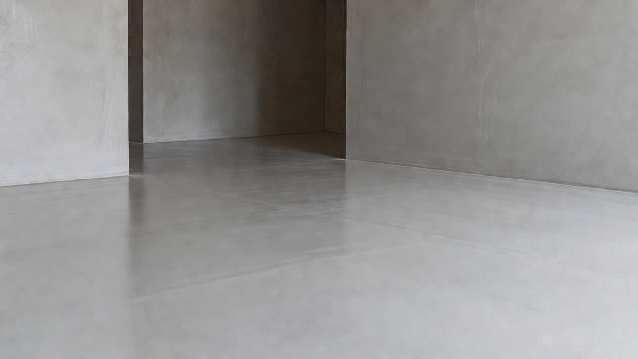 Microcement walls and large format tiles in a modern wet room UK